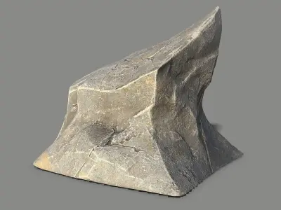 Mountain Rock 08 Low-poly 3D model