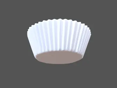 Cupcake Case v1 001 Low-poly 3D model