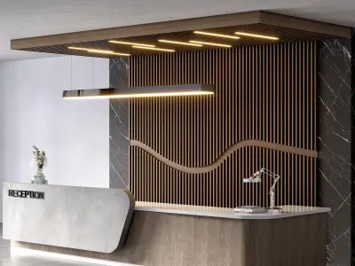 RECEPTION DESK NO3 A 3D model