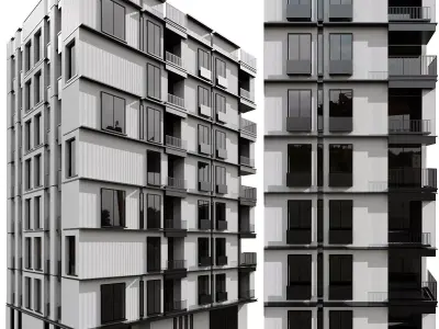 RESIDENTIAL BUILDING NO91 A 3D model