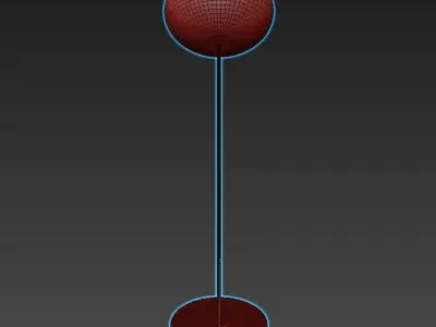 GLO-BALL F moroso floor lamp 3D model