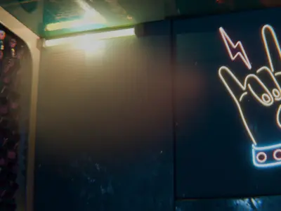 Cyperpunk interior 3D model