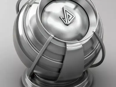 VRAY SHADER---METAL---Yttrium Texture