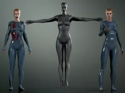 Mother from Raised by Wolves Low-poly 3D model