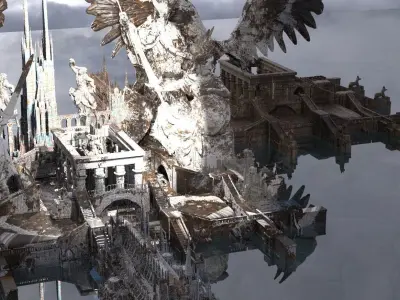 Winter Holy Light Kit bash 3D model