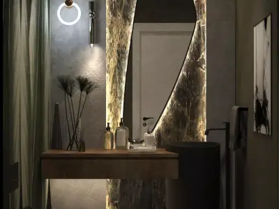 Bathroom Design Modern DV Villa 3D model