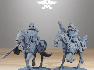 GrimGuard Cavalry 3D print model