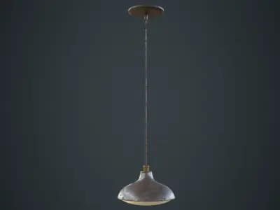 Hanging Lamp 6D Low-poly 3D model