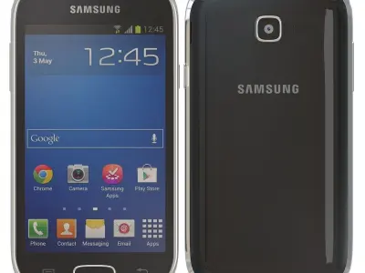 Samsung Galaxy Fresh s7390 Black 3D model