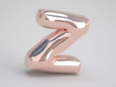 Z Balloon Copper 3D model