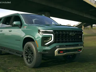  2025 Chevrolet Suburban Z71 4WD Rigged for Cinema 4D 
