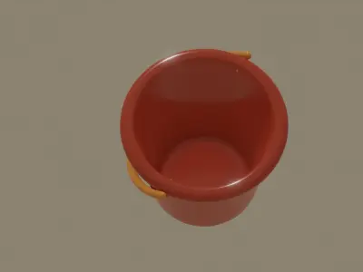 Toy Bucket 3D model