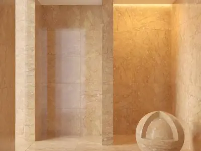 Marble wall 268 3D model