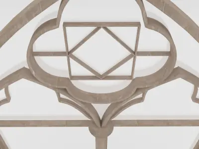 Medieval Window Low-poly 3D model buy