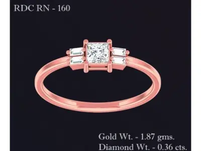 Women Ring 3D print model 40