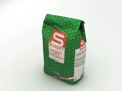 Bag of Flour 002 3D model