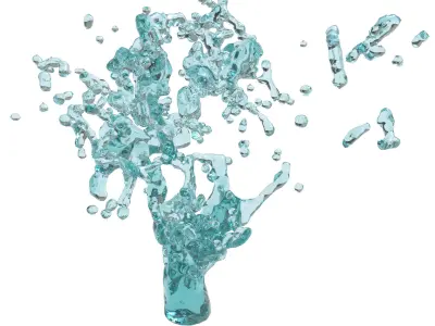 9 Water Splash Vol 9 3D model