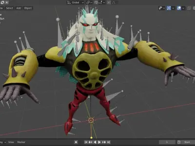 Ultimate Aggergor Ben 10 Ultimate alien 3d Model 3D model