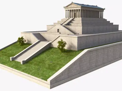 Walhalla Memorial Germany 3D model