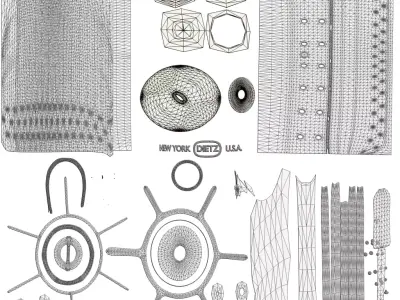 Railroad Lantern 3D model