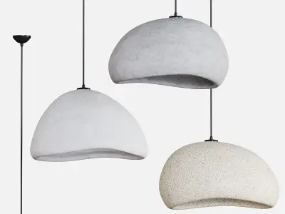 Wabi Sabi E27 Scandinavian Style 3D model