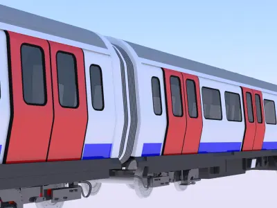 London underground exterior 3D model