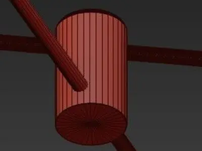 Kinetic Chandelier Collection 3D model