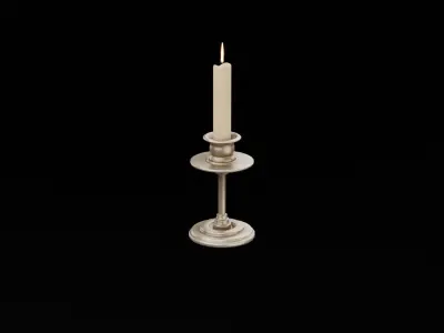 Candle Holder Low-poly 3D model