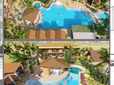 FARM AND RESORT 3D model