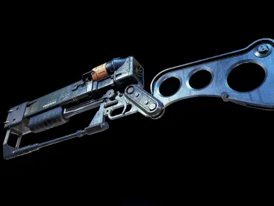 Aer9 Laser Rifle Fallout 3D model