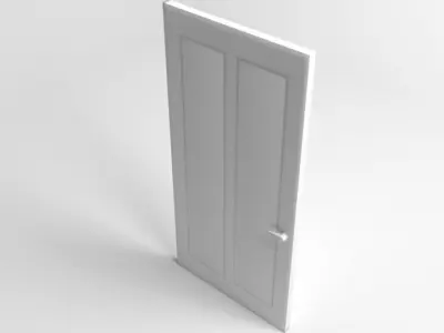 Door 2 interior in tan 3D model