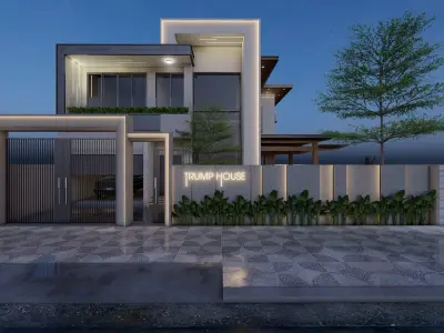 VILLA modern house 3D model