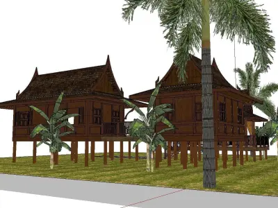 Creative Design-Holiday Cabin-0128 3D model