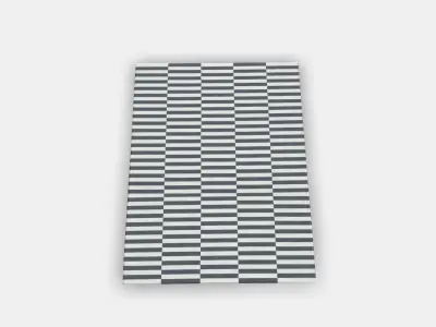 STOCKHOLM 2017 Rug flatwoven Low-poly 3D model