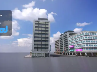 TW Street 004 3D model