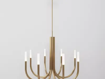 Rousseau Medium Chandelier by Kelly Wearstler 3D model