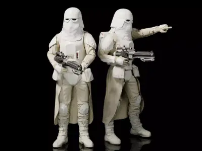 Imperial Snowtrooper - Stars wars 3D Model Game Ready Character Low-poly 3D model