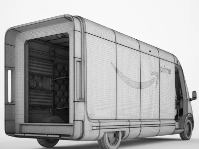  Amazon Electric Delivery Van 02 