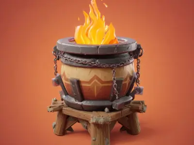 Free Braziers Free 3D model