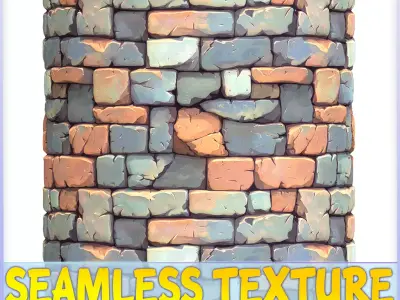 Stylized Wall Seamless Texture Texture 12