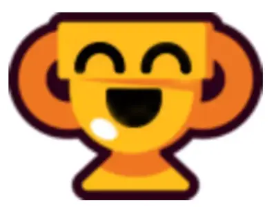 ssssssssssssssssss emoji smiley face trophy icon 3D model
