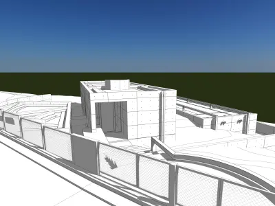 Tadao Ando - Koshino House 3D model