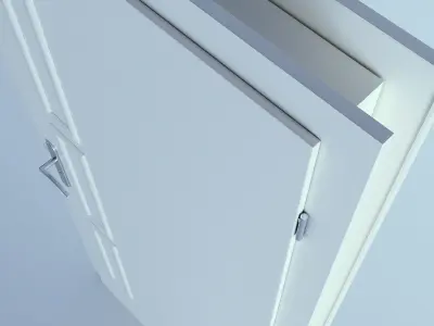 White Door 1 3D model