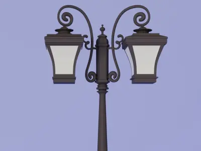 Street Lamp 3D model 17