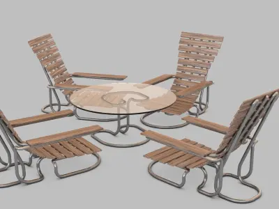 garden Lounge 3D model