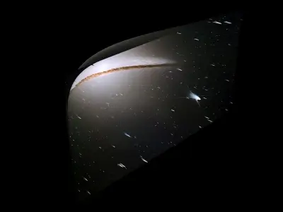 Sombrero Galaxy 3D model