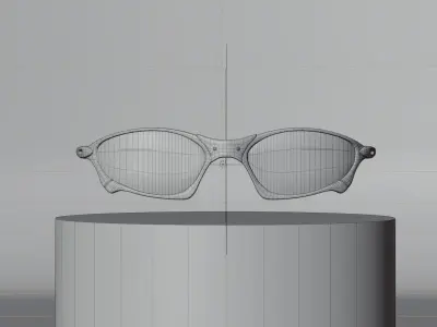 Oakley Penny Glasses  Low-poly 3D model