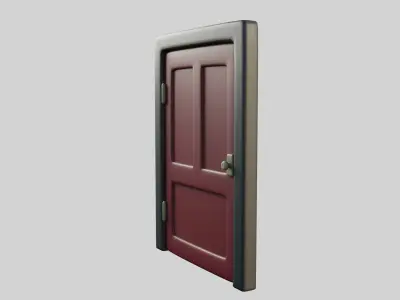 Cartoon Door 11a 3D model