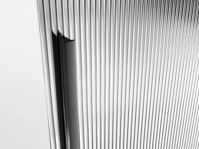 Garofoli Set modern door with different handles and knobs 3D model