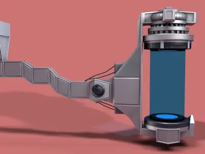 Sci Fi Liquid Container  3D model